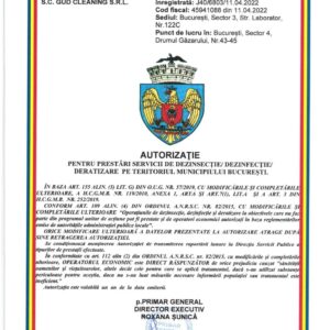 AUTORIZATIE PRIMARIA MUNICIPIULUI BUCURESTI